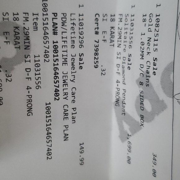 18 karat SI signature Ben Bridge Diamond Pendant - Picture 5 of 16